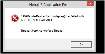 Nebula3 application error drakensang как исправить